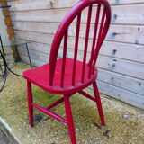 Scandinavian red chair