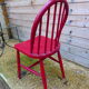 Scandinavian red chair