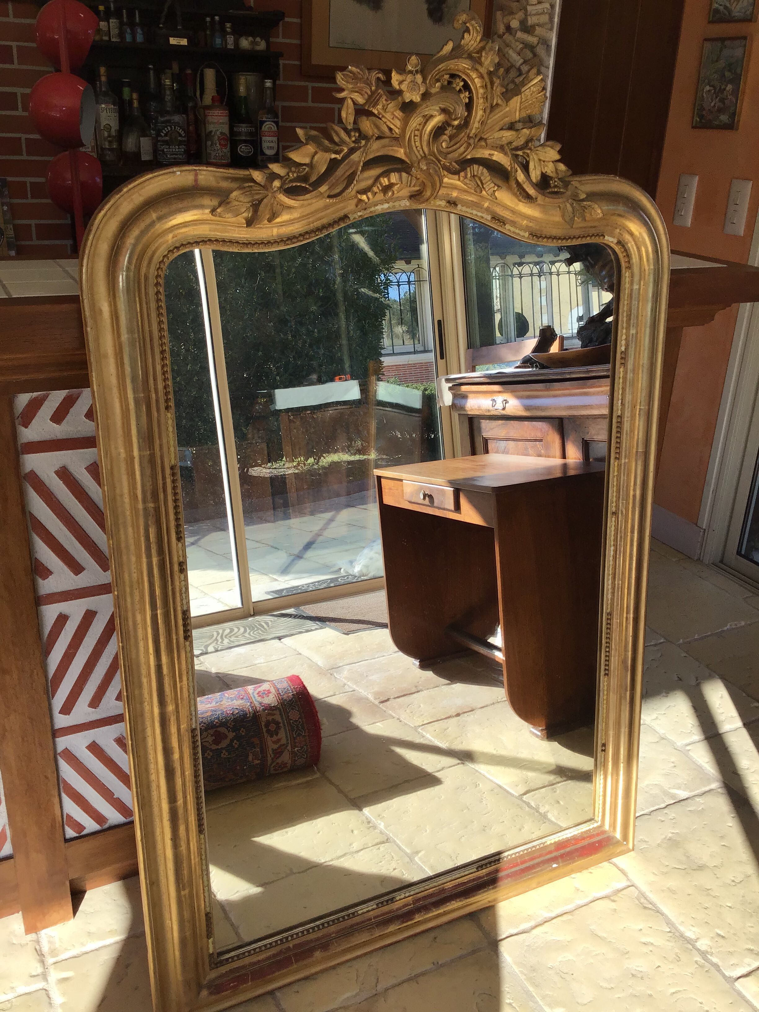 Miroir de cheminée 156 x 102cm