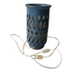 Blue ceramic lamp Signed Emile Masson (Vallauris)