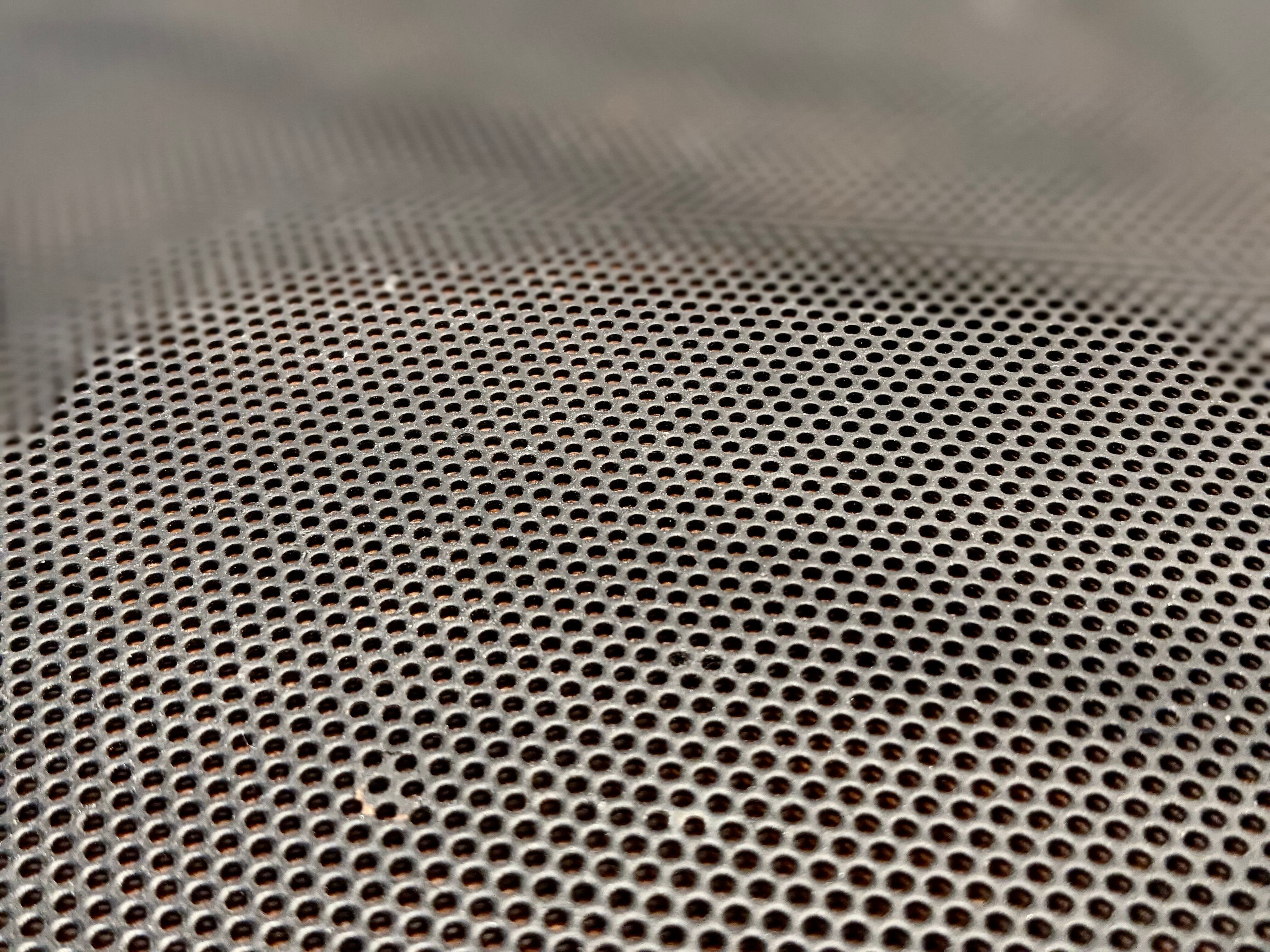 Black metal basket by Mathieu Mategot