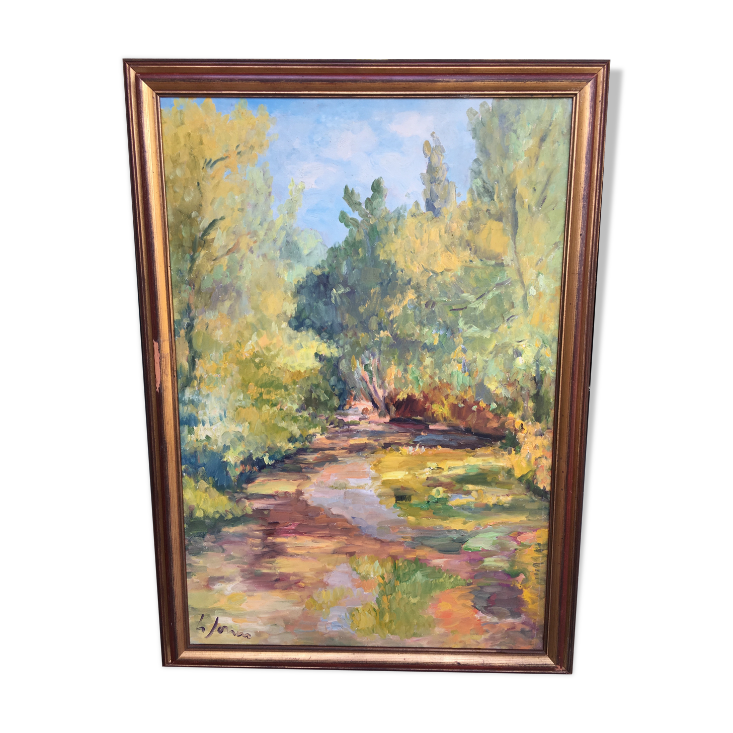 Oil on canvas by Henri Jonas 1973