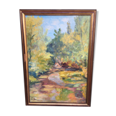 Huile sur toile de Henri Jonas 1973