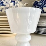 White opaline vase