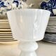 White opaline vase