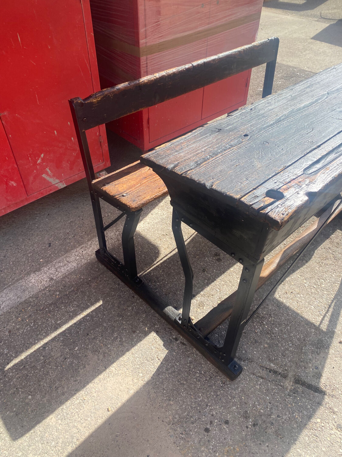 Retro primary school desk 1900