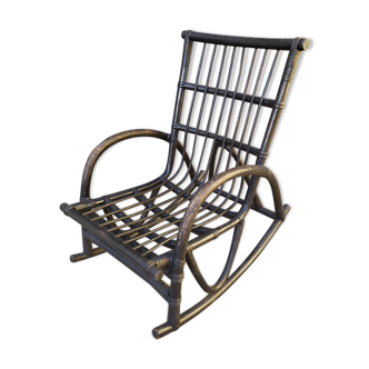 Rocking-chair black black vintage