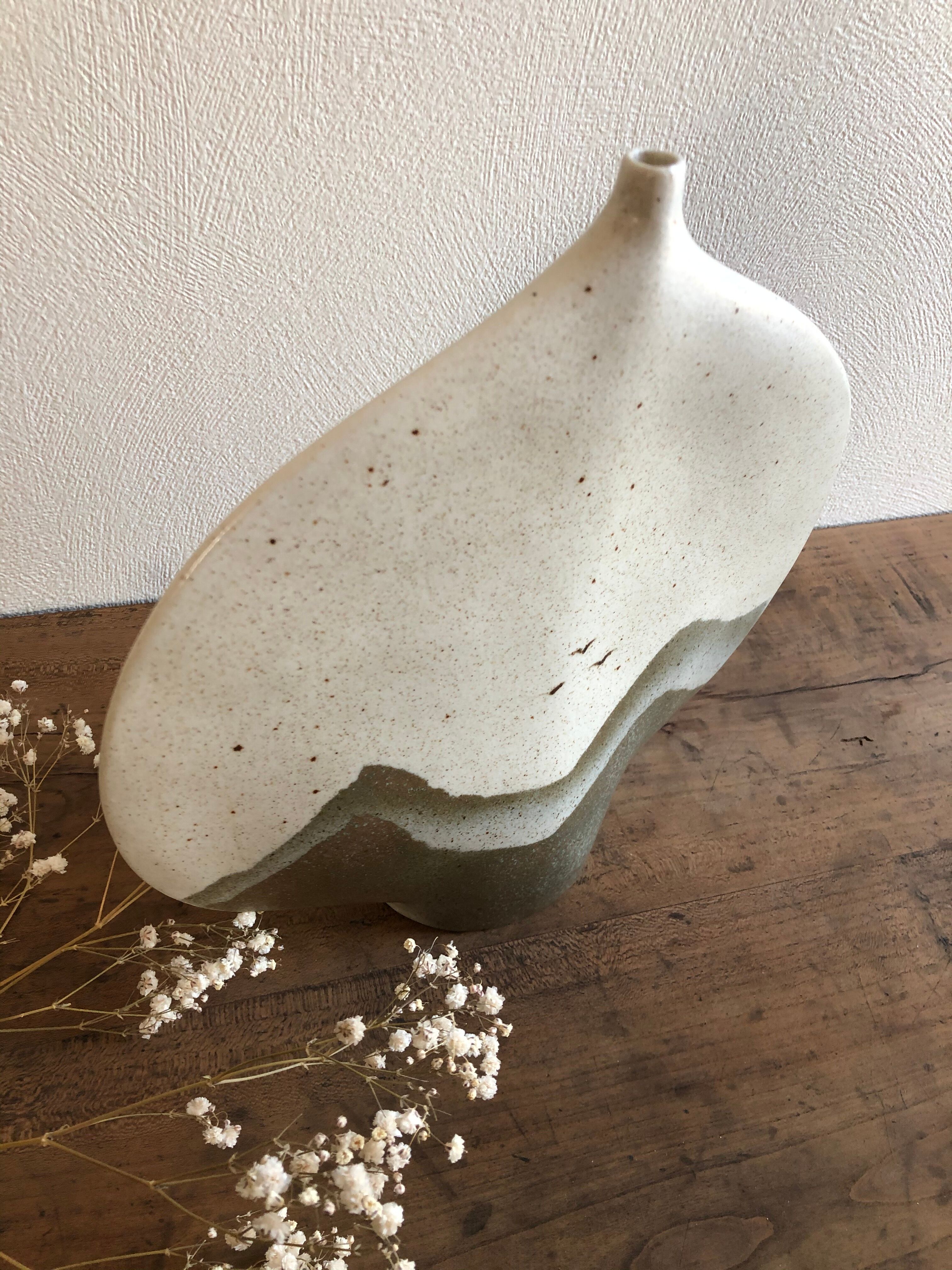 Virent porcelain vase by Jacques Buchholtz