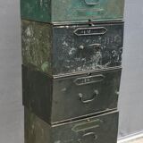 Lot 7 metal cartonniers 1920 André Labbé