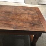 large old walnut farmhouse table