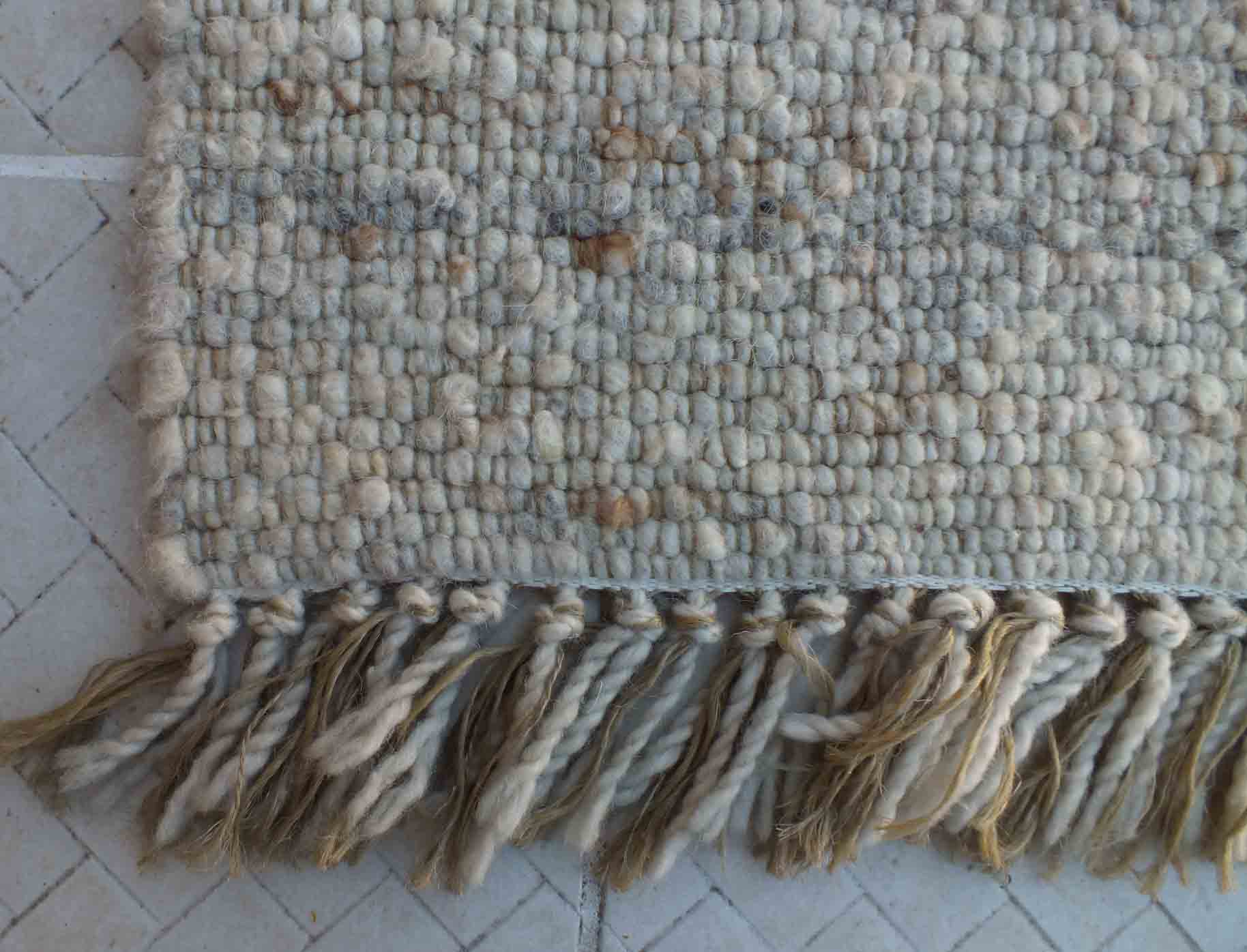 Carpet wool black forest handmade Maghreb 160x90 cm