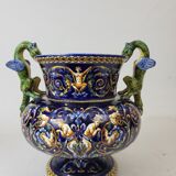 Medici shaped vase in gien earthenware