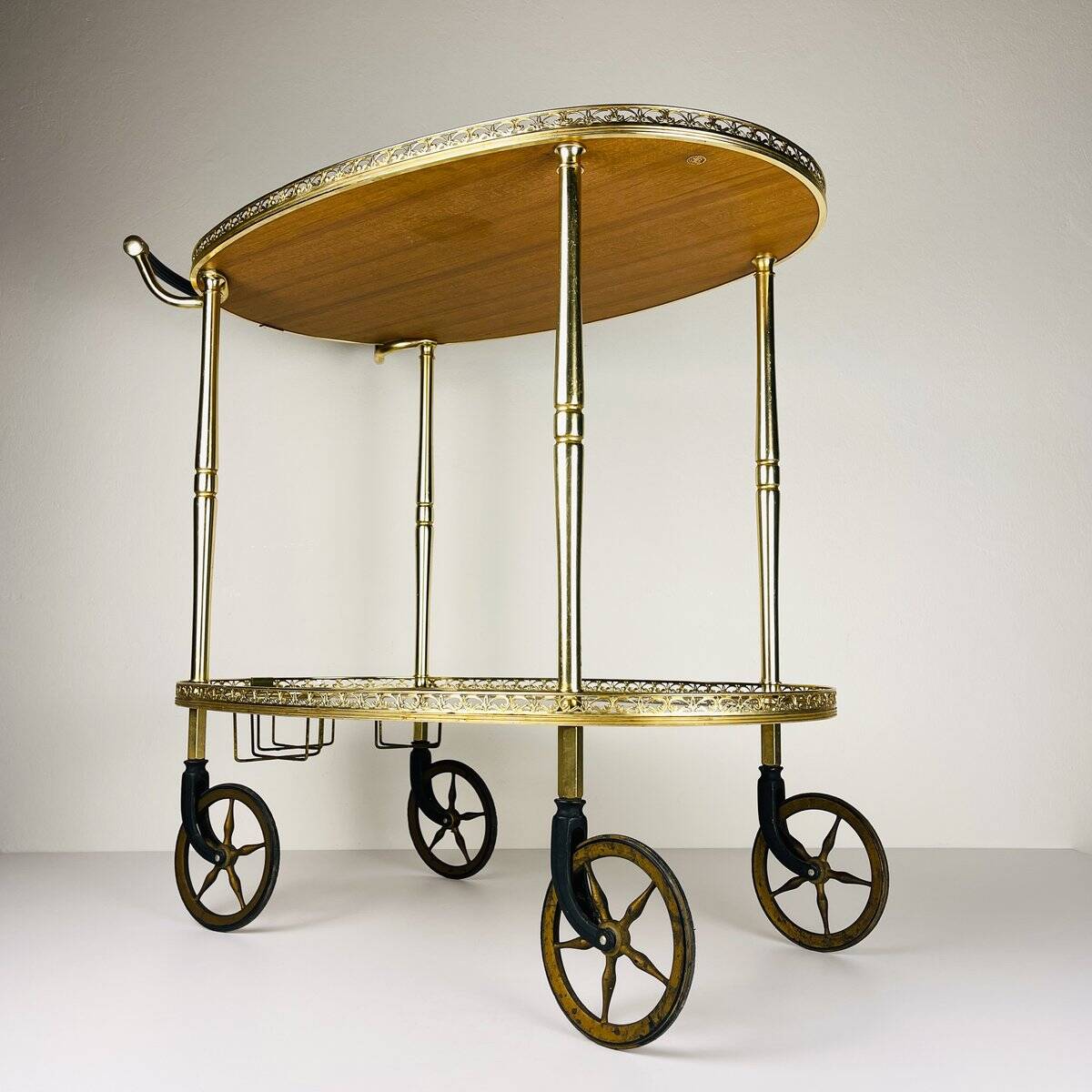 Vintage bar cart by M.B., Italy, 1960s
