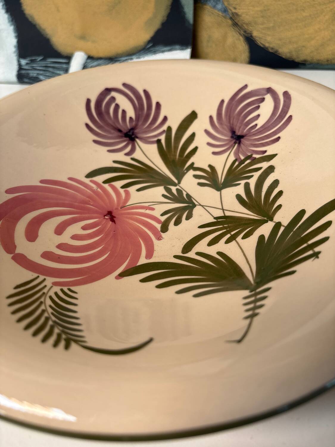 Old plate or dish