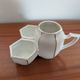 Art Deco condiment holder MS France in porcelain – 1930s