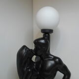 Lamp couple in love ceramic