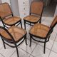 Suite of 4 chairs by Joseph Hoffmann vintage 1970s