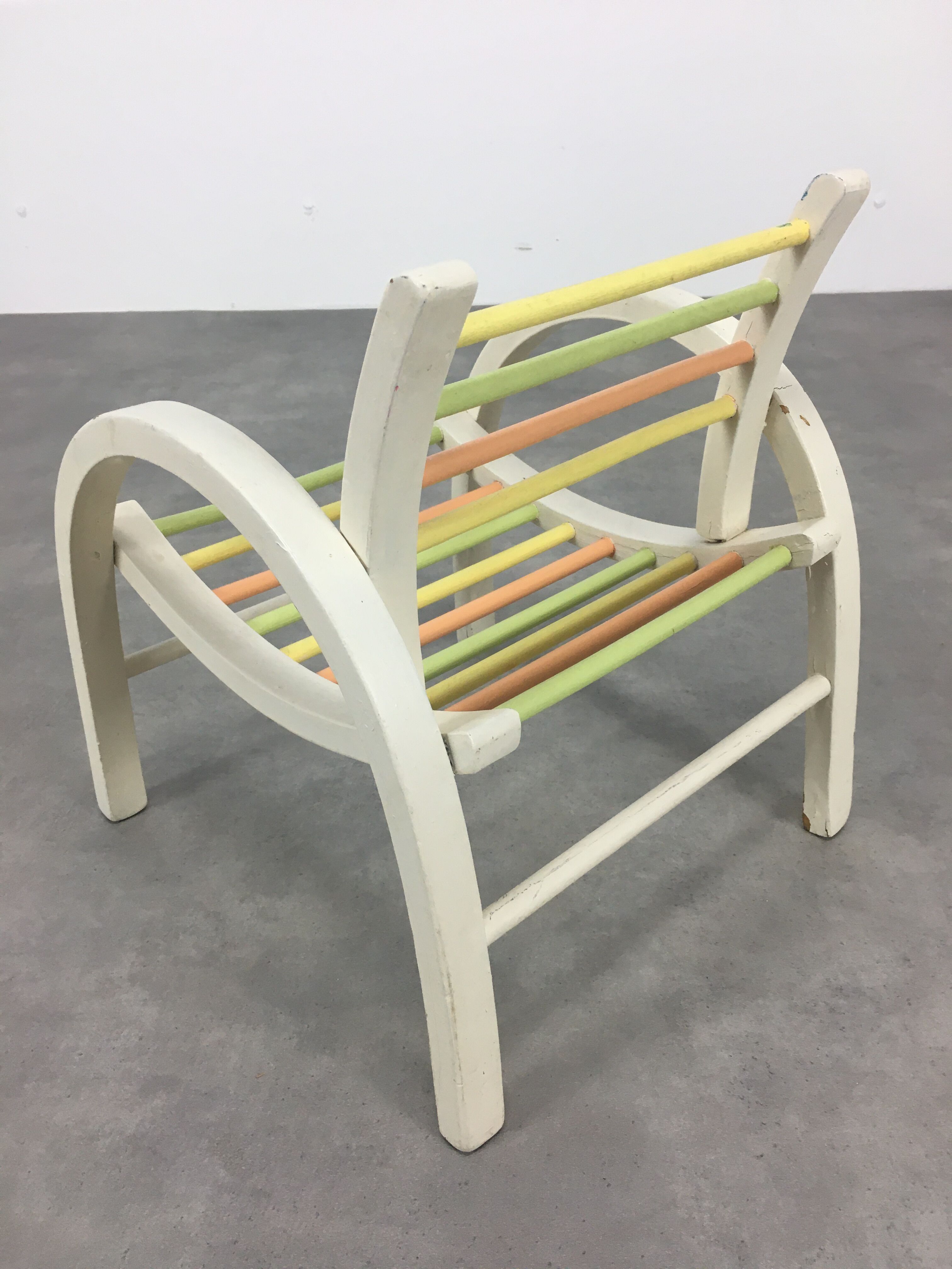 Baumann armchair with children's bars 50s