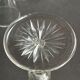 9 champagne flutes – Blown and cut crystal
