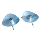 Pair of candle holders