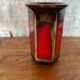 Antique Vase Scheurich Keramik Ceramic Brown Red West Germany Vintage #B767