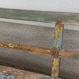 Banc ancien en bois avec belle patine