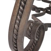 Wrought iron coffee table Merceris 1950