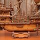 Model wooden boat