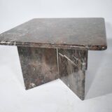 Table basse en marbre véritable vintage des années 1970