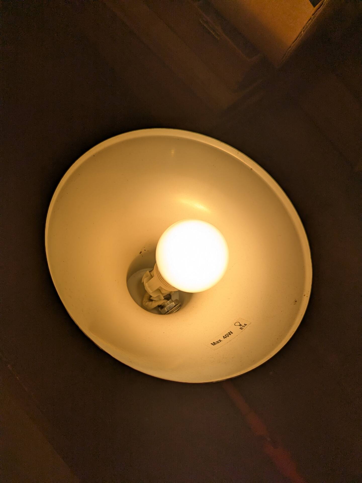 Lampe articulée Bobby pour Habitat orange métal