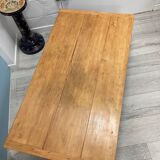 Table basse bleue