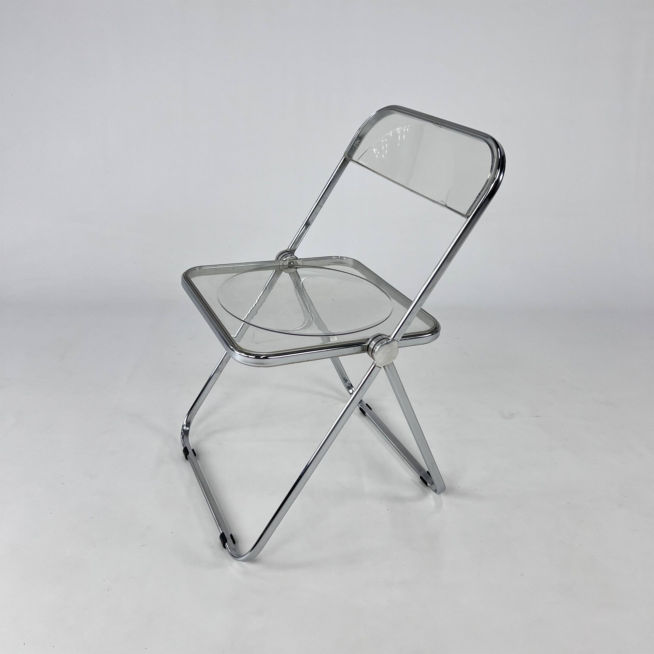 Chaise pliante vintage Plia par Giancarlo Piretti pour Castelli, 1970