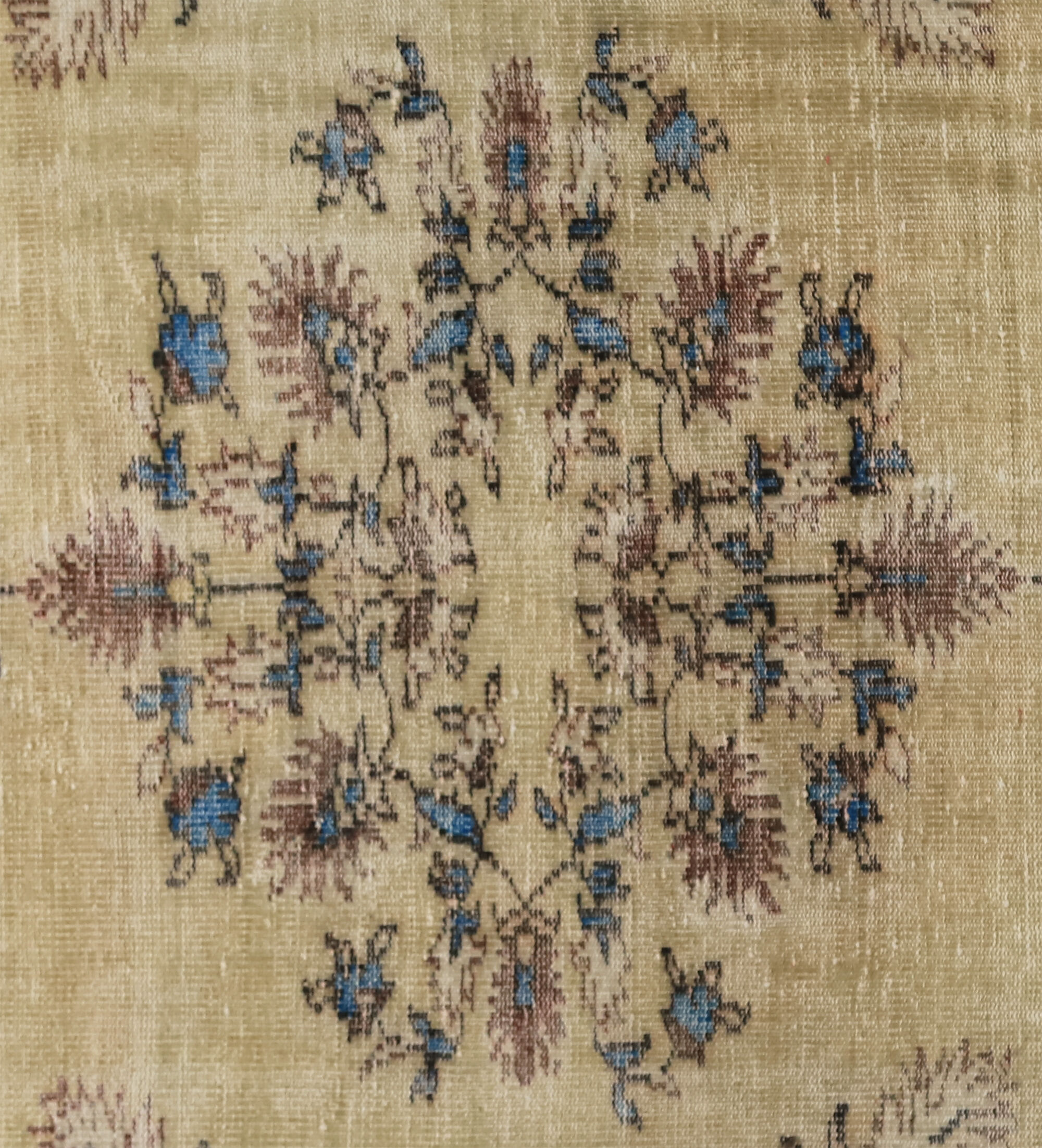 Anatolian handmade vintage rug 276 cm x 177 cm