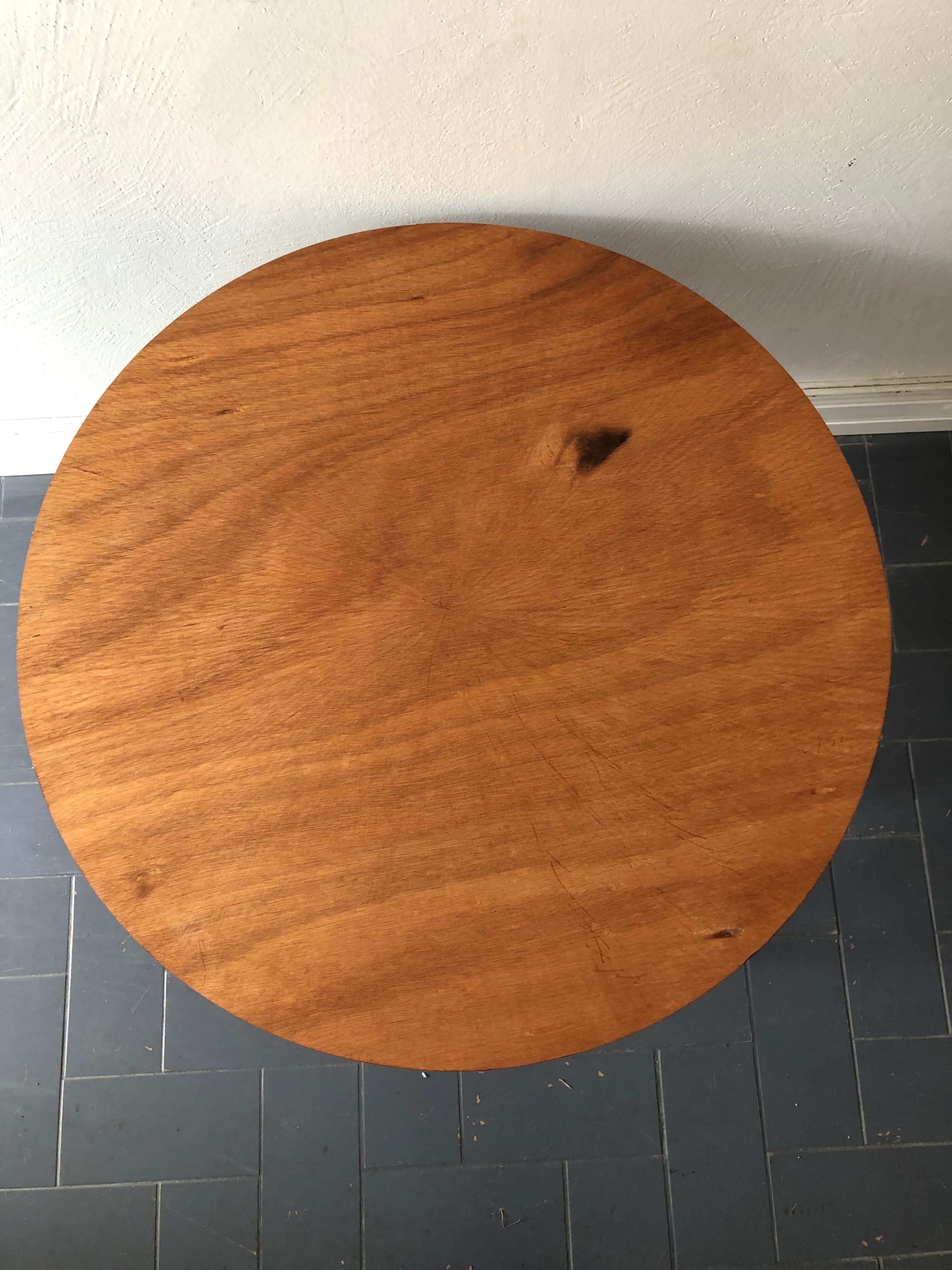 Vintage coffee table compass feet