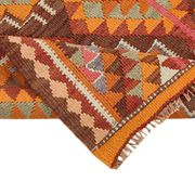 Turkish Handwoven Vintage Herki Kilim 90 cm x 328 cm