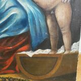 Painting on canvas 1970s style