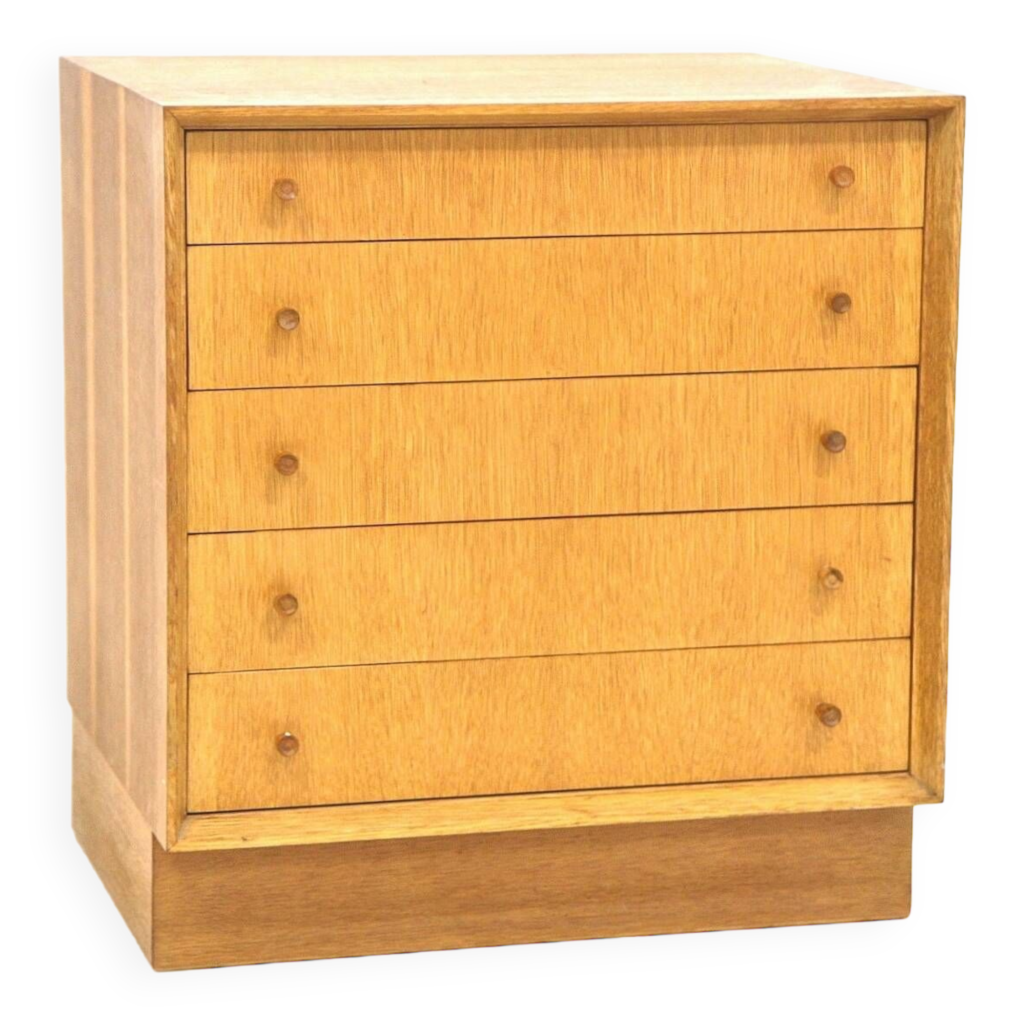 Scandinavian oak chest of drawers, Sweden, 1960