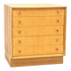 Scandinavian oak chest of drawers, Sweden, 1960