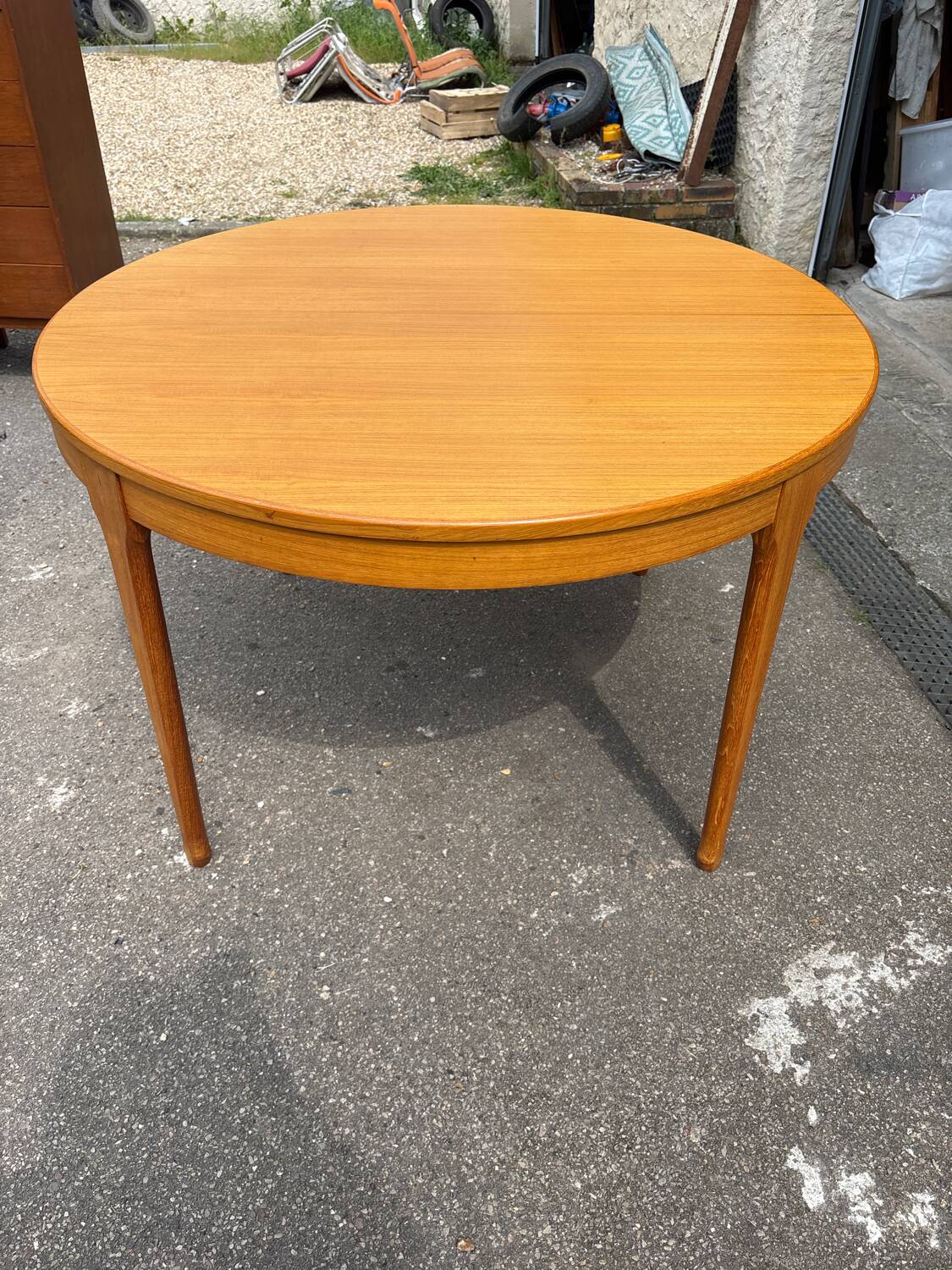 Scandinavian elm table