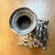 Numbered silver candlestick in Louis XV Rocaille style