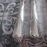 10 silver metal knives sfam