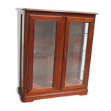 Louis Philippe library showcase in cherry