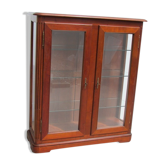 Louis Philippe library showcase in cherry