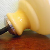 Suspension up and down, opaline lampshade, chrome metal, volvit system