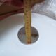Rare signed Glass Floor lamp by Venini, italy