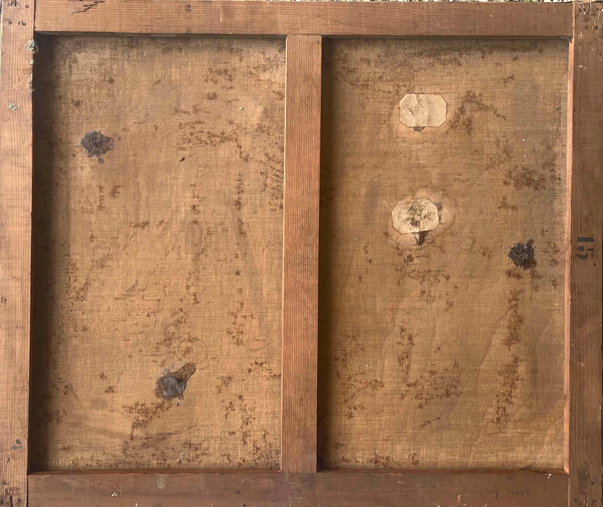 Pendant of HST Paintings "Animated farmyard" Paul DEVILLERS (XIX-XX)