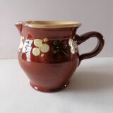 Glazed terracotta Savoy milk jug