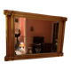 Rattan mirror