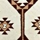 3x12 Geometric Beige & Brown Kilim Runner Rug, 102x357Cm