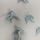 Batch of swallows in ceramic